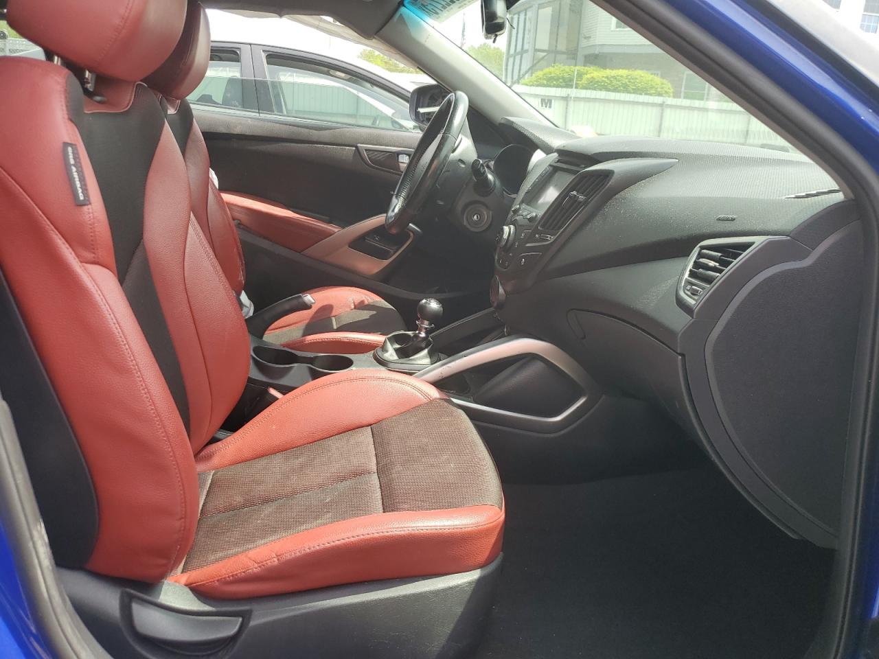 2014 Hyundai Veloster Turbo VIN: KMHTC6AE9EU202638 Lot: 56922275
