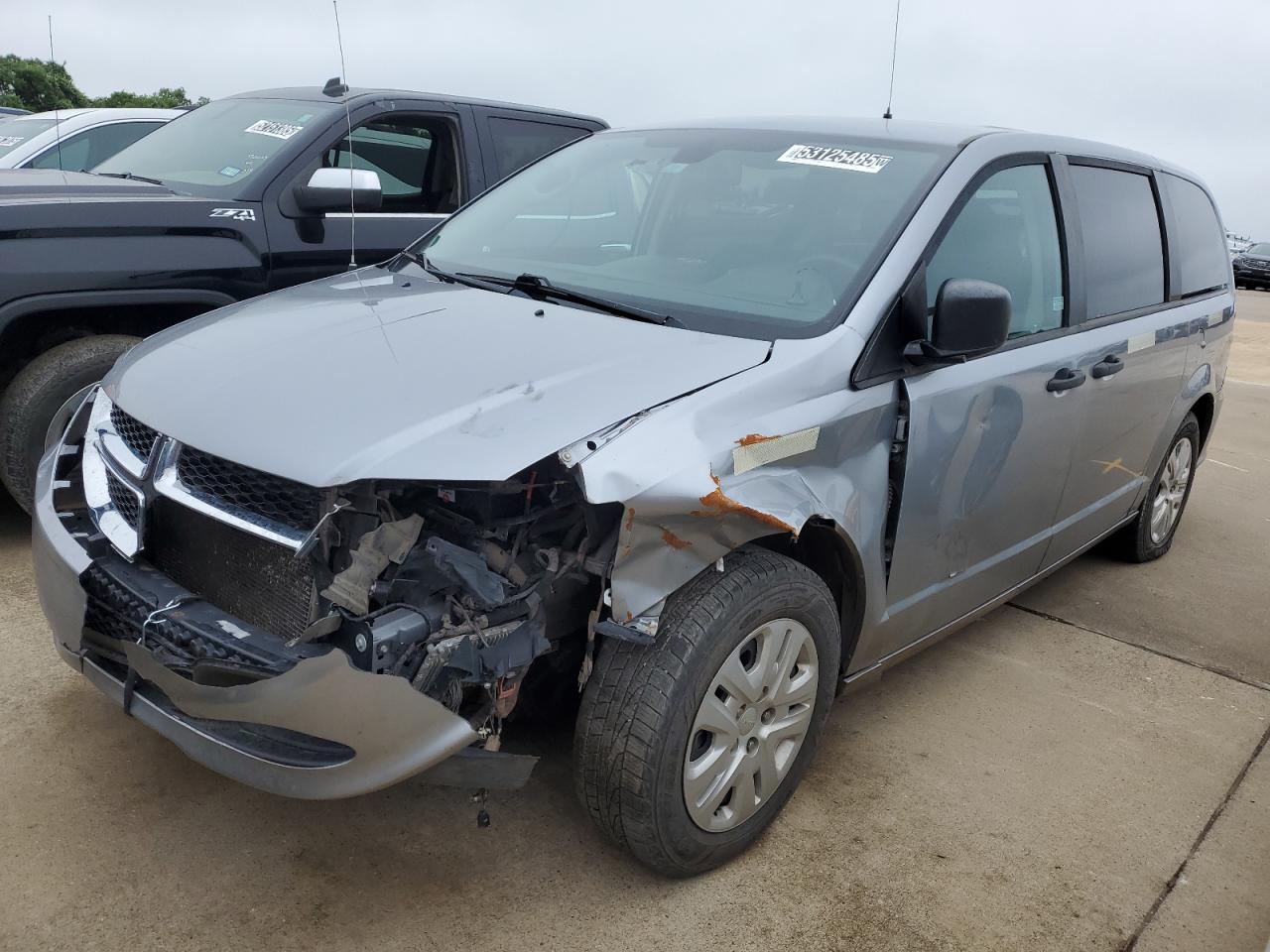 2019 Dodge Grand Caravan Se იყიდება Wilmer-ში, TX - Front End