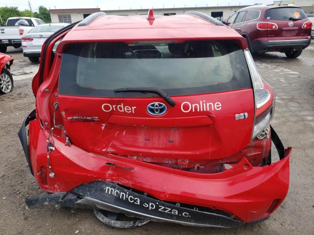  TOYOTA PRIUS 2019 Czerwony