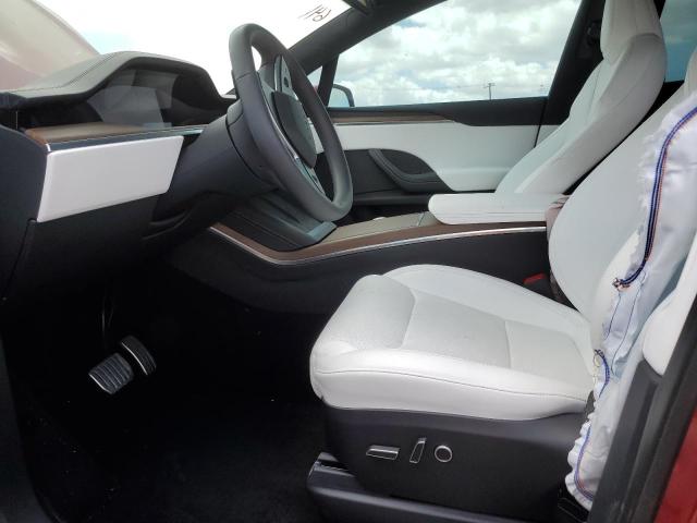  TESLA MODEL X 2023 Красный