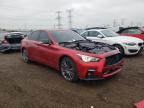 2022 Infiniti Q50 Red Sport 400 იყიდება Elgin-ში, IL - Front End