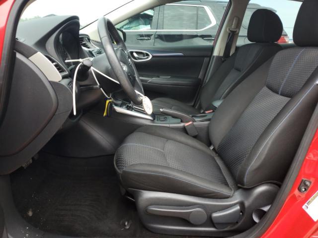  NISSAN SENTRA 2017 Czerwony