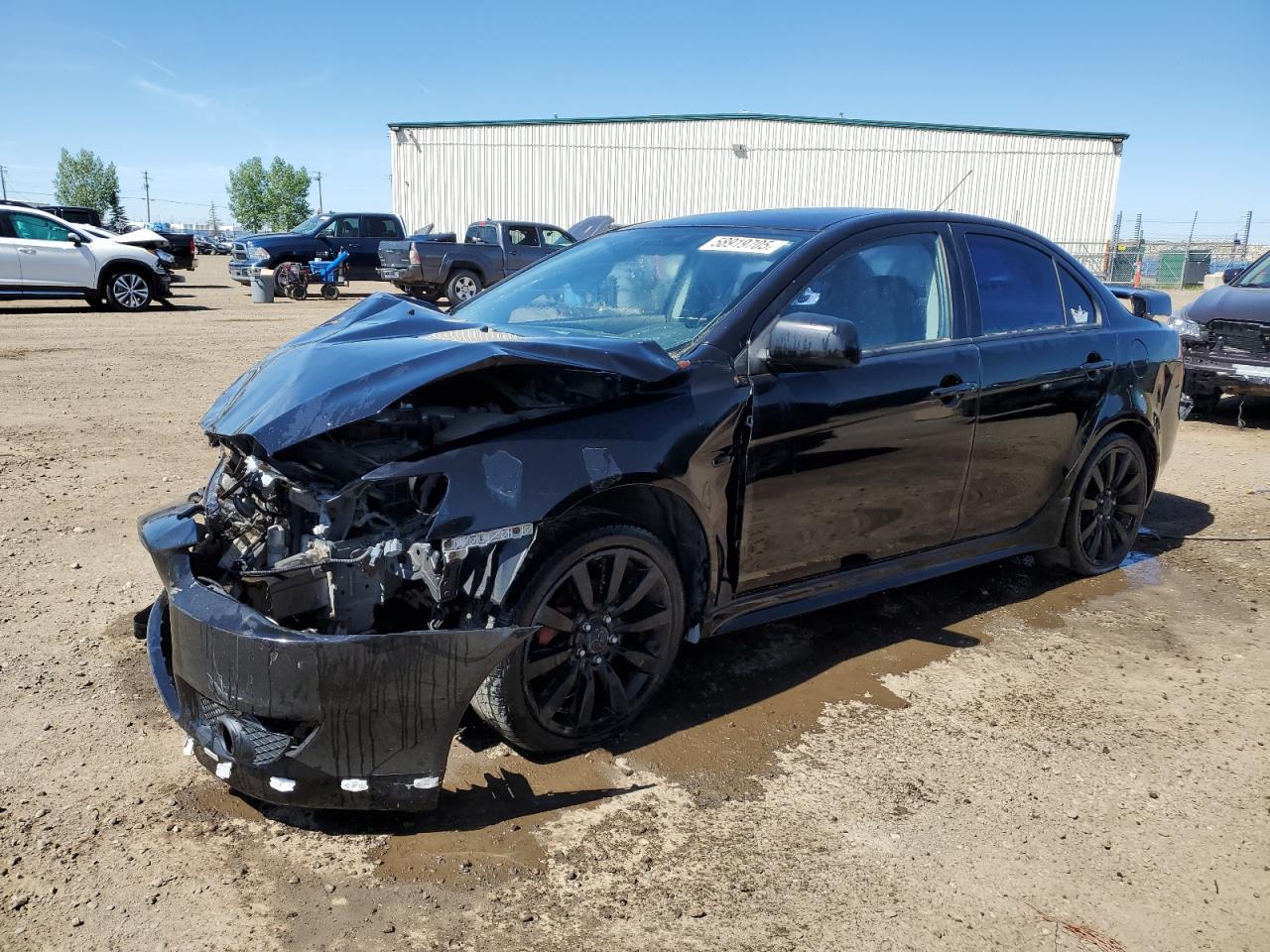 2009 Mitsubishi Lancer Gts en Venta en Rocky View County, AB - Front End