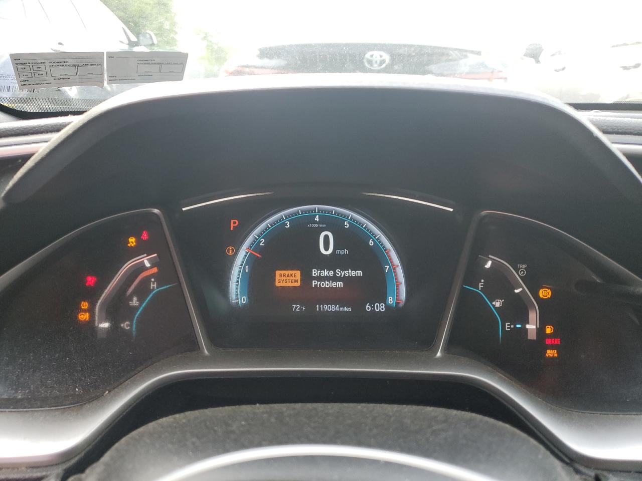 2HGFC3B38GH355161 HONDA CIVIC 2016