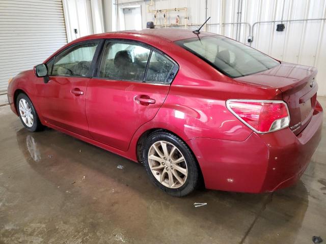  SUBARU IMPREZA 2013 Red