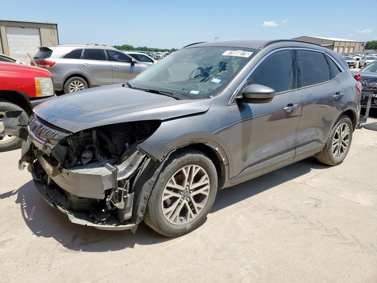 2021 Ford Escape Sel იყიდება Wilmer-ში, TX - Front End