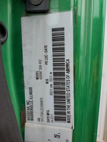 2012 INTERNATIONAL 4000 4300  