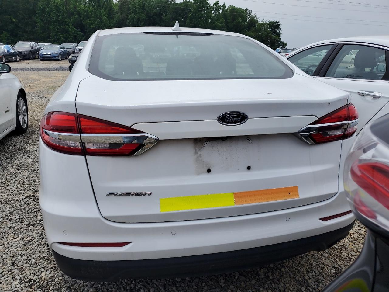 2019 Ford Fusion Se VIN: 3FA6P0LU2KR284955 Lot: 54031595