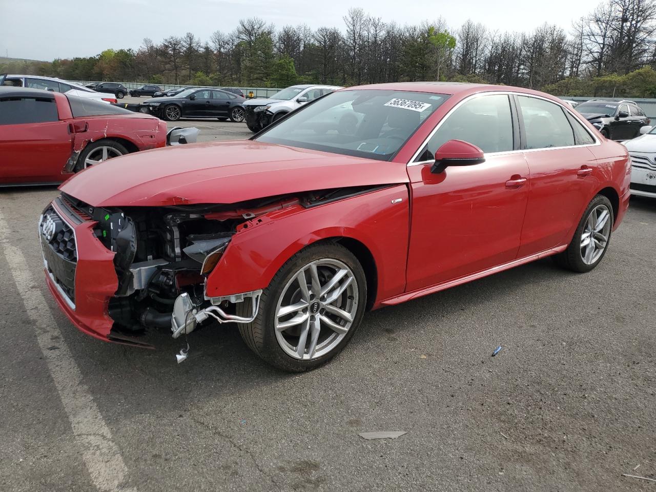 2020 Audi A4 Premium продається в Brookhaven, NY - Front End