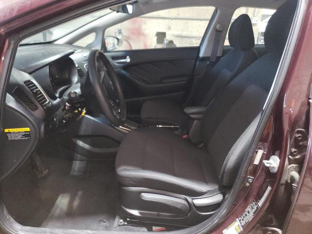  KIA FORTE 2017 Бургунди
