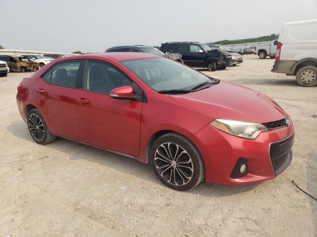 Sedans TOYOTA COROLLA 2015 Red