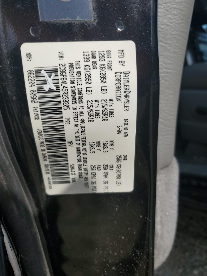 2005 Chrysler Town & Country Limited VIN: 2C8GP64L45R238205 Lot: 56518215