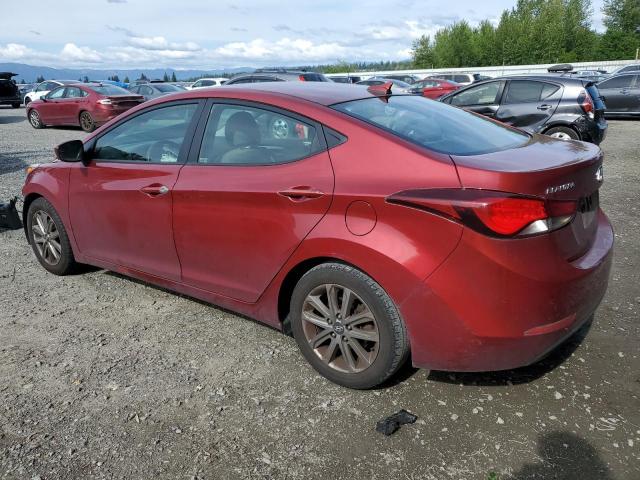  HYUNDAI ELANTRA 2016 Red