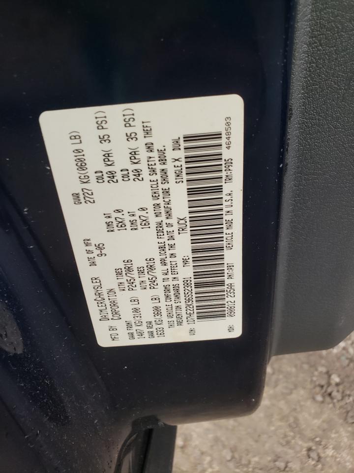 2006 Dodge Dakota St VIN: 1D7HE22K96S523891 Lot: 55863765