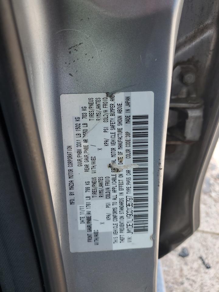 2012 Mazda Mazda2 VIN: JM1DE1LY9C0135797 Lot: 56681405