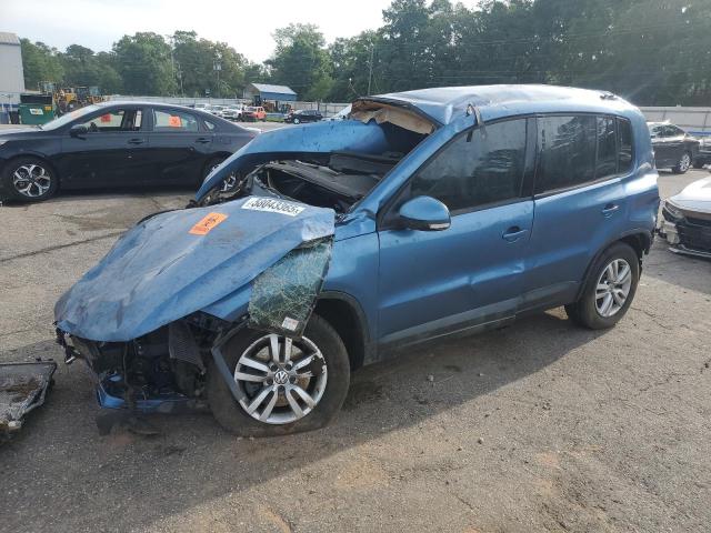  VOLKSWAGEN TIGUAN 2017 Синий