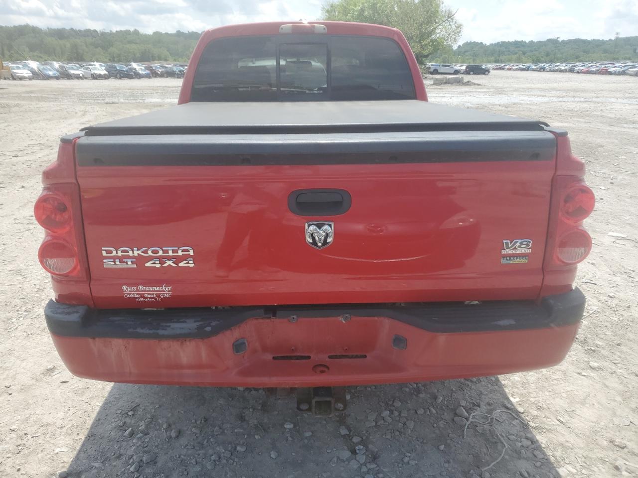 2008 Dodge Dakota Quad Slt VIN: 1D7HW48N38S546077 Lot: 56600265