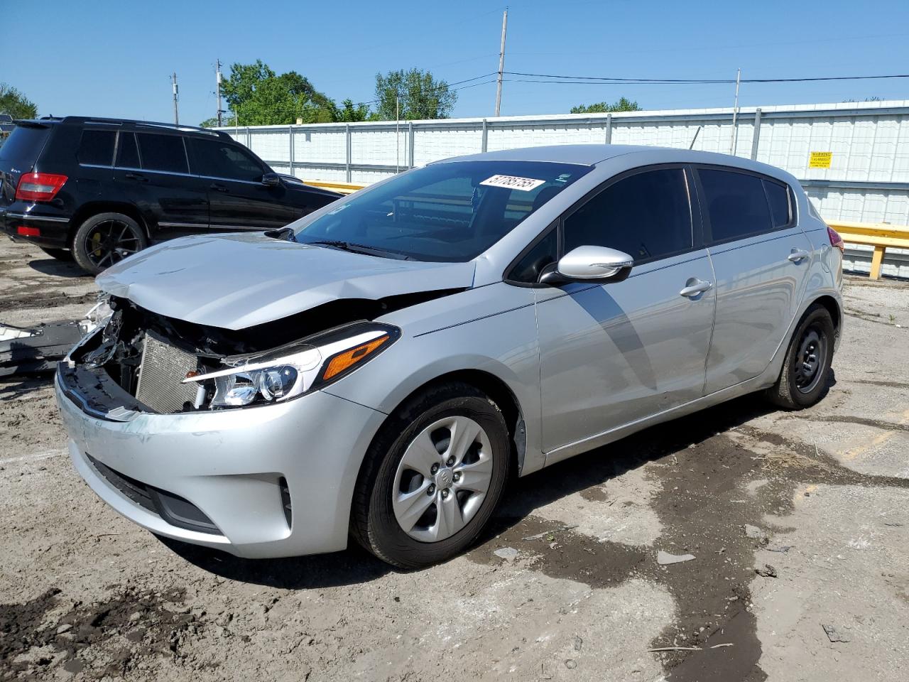 2017 Kia Forte Lx за продажба в Dyer, IN - Frame Damage
