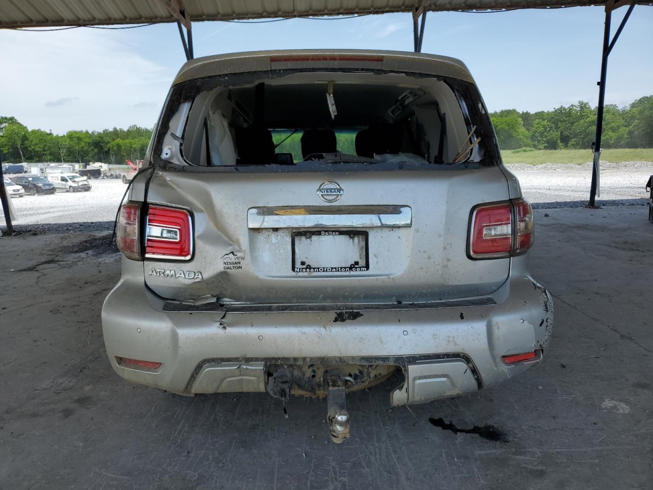 2017 Nissan Armada Sv VIN: JN8AY2ND9H9008100 Lot: 57042555