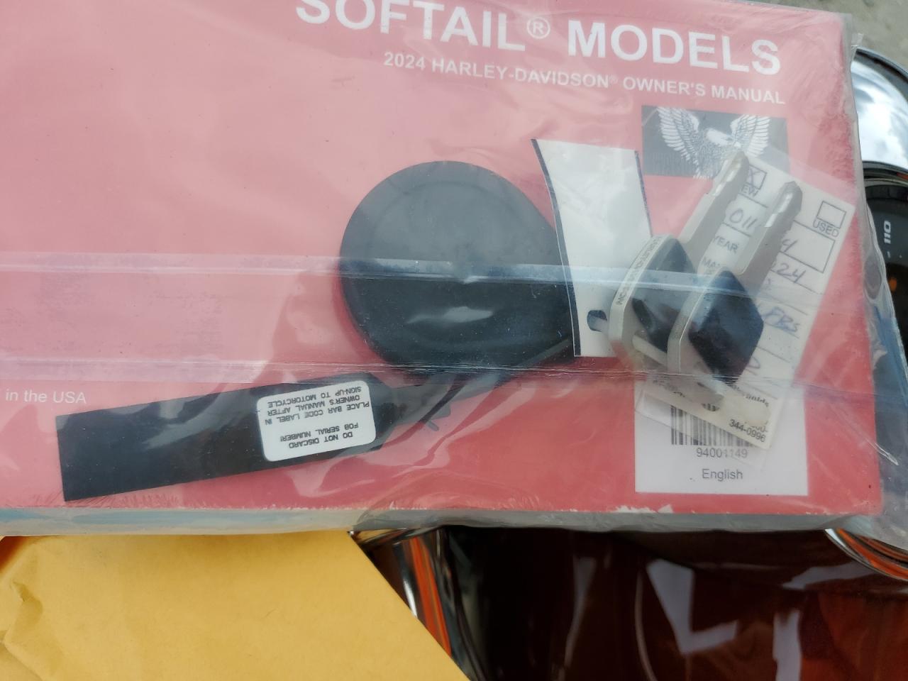 2024 Harley-Davidson Flfbs VIN: 1HD1YGK12RB011934 Lot: 57855845