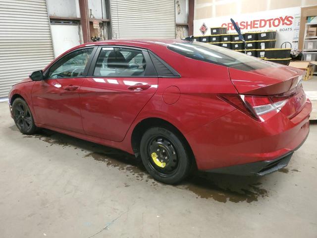  HYUNDAI ELANTRA 2021 Czerwony