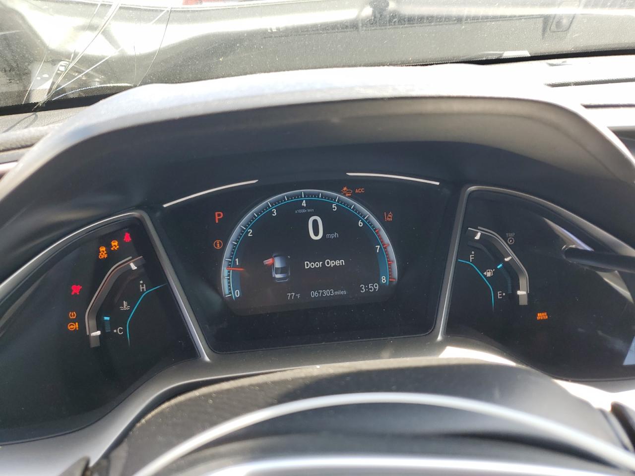 19XFC1F3XKE213265 HONDA CIVIC 2019