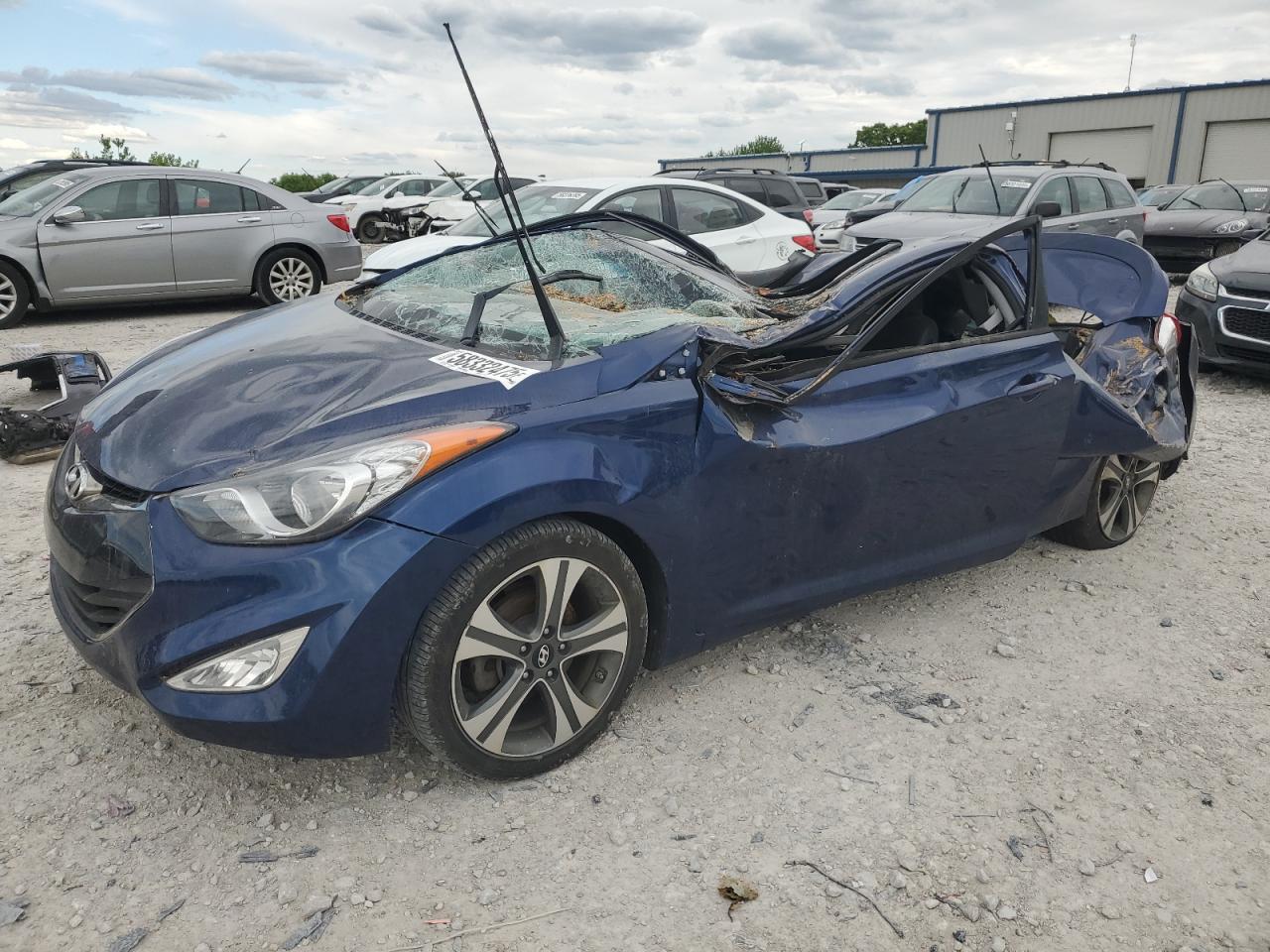 2013 Hyundai Elantra Coupe Gs იყიდება Wayland-ში, MI - Top/Roof