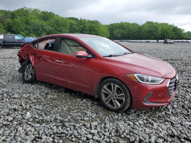 Sedans HYUNDAI ELANTRA 2017 Red