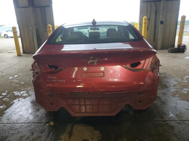  HYUNDAI ELANTRA 2018 Czerwony