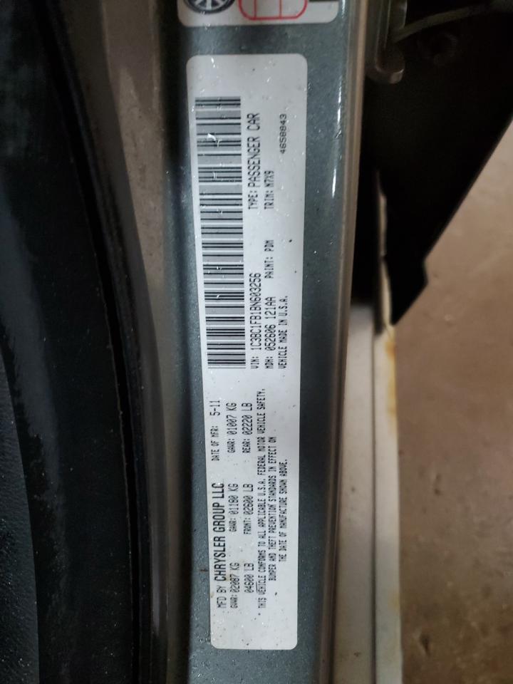 2011 Chrysler 200 Touring VIN: 1C3BC1FB1BN603256 Lot: 56529315