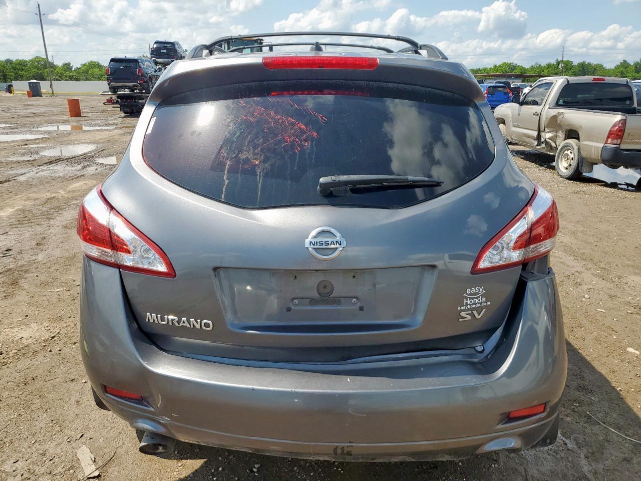 2013 Nissan Murano S VIN: JN8AZ1MU9DW206227 Lot: 58991245