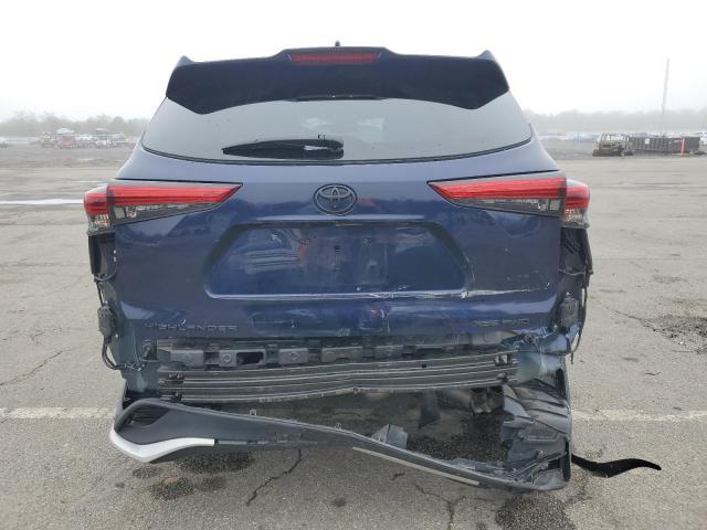  TOYOTA HIGHLANDER 2022 Синий