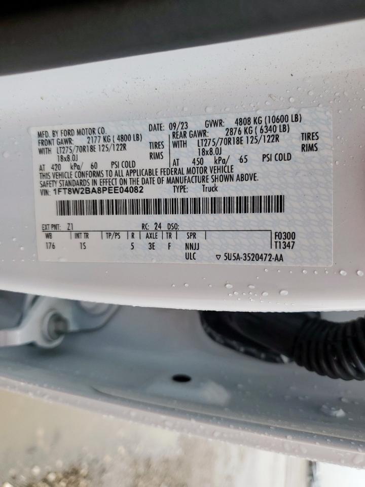 1FT8W2BA8PEE04082 FORD F250 2023