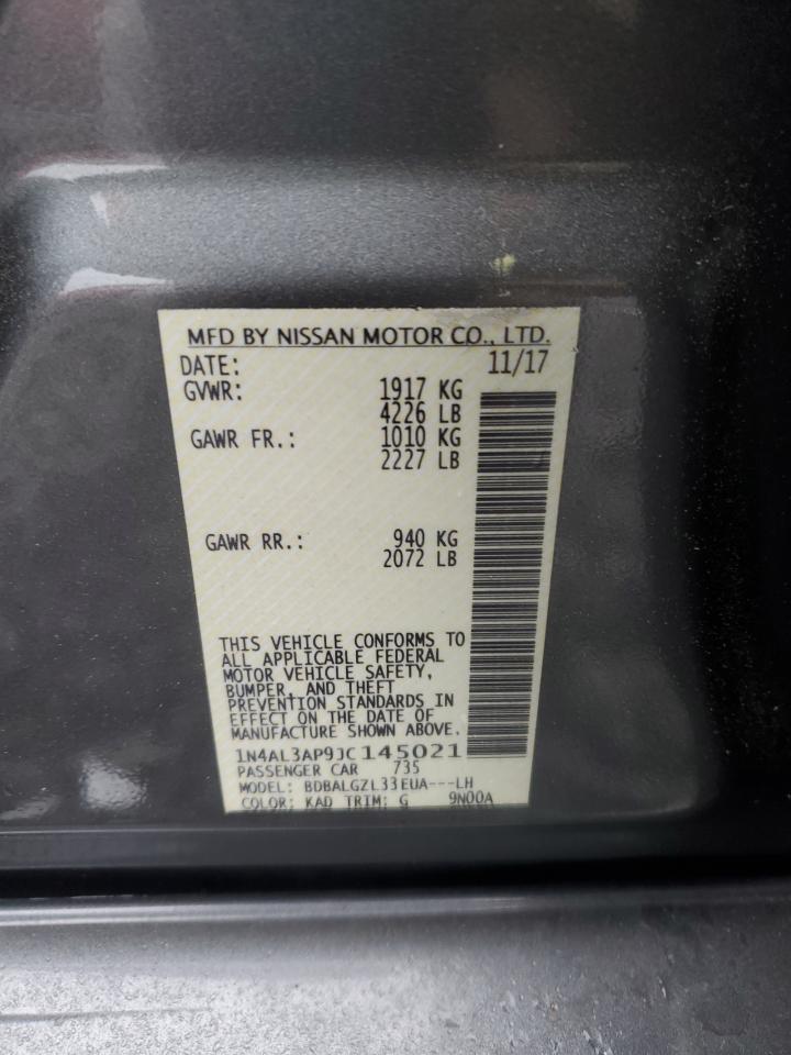 2018 Nissan Altima 2.5 VIN: 1N4AL3AP9JC145021 Lot: 57212685