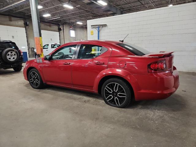Sedans DODGE AVENGER 2012 Red