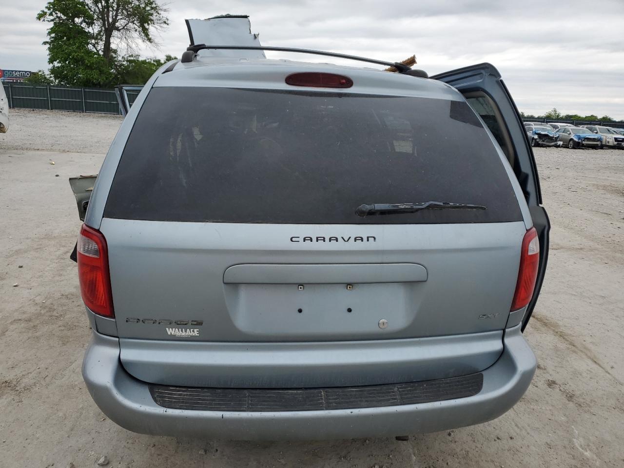 2006 Dodge Caravan Sxt VIN: 1D4GP45R46B631813 Lot: 56180635
