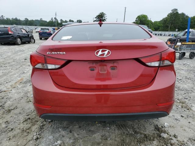  HYUNDAI ELANTRA 2016 Красный