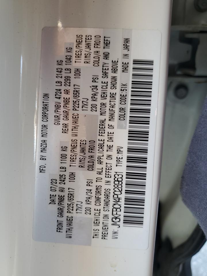 2023 Mazda Cx-5 Preferred VIN: JM3KFBCM4P0289631 Lot: 57338085