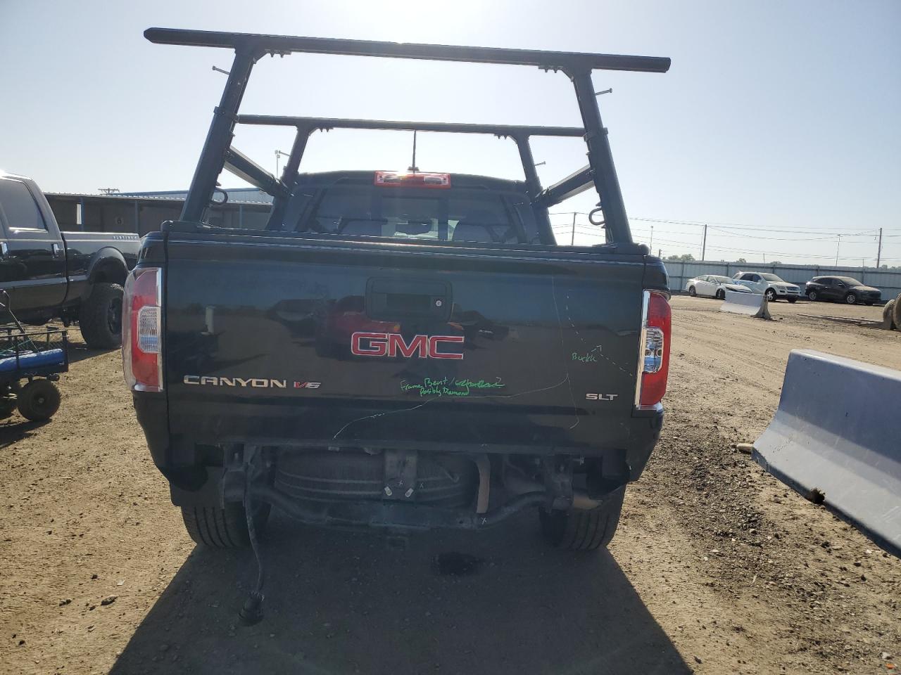 2017 GMC Canyon Slt VIN: 1GTG6DEN7H1298125 Lot: 56250185