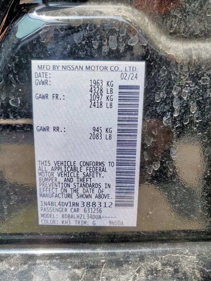 1N4BL4DV1RN388312 NISSAN ALTIMA 2024