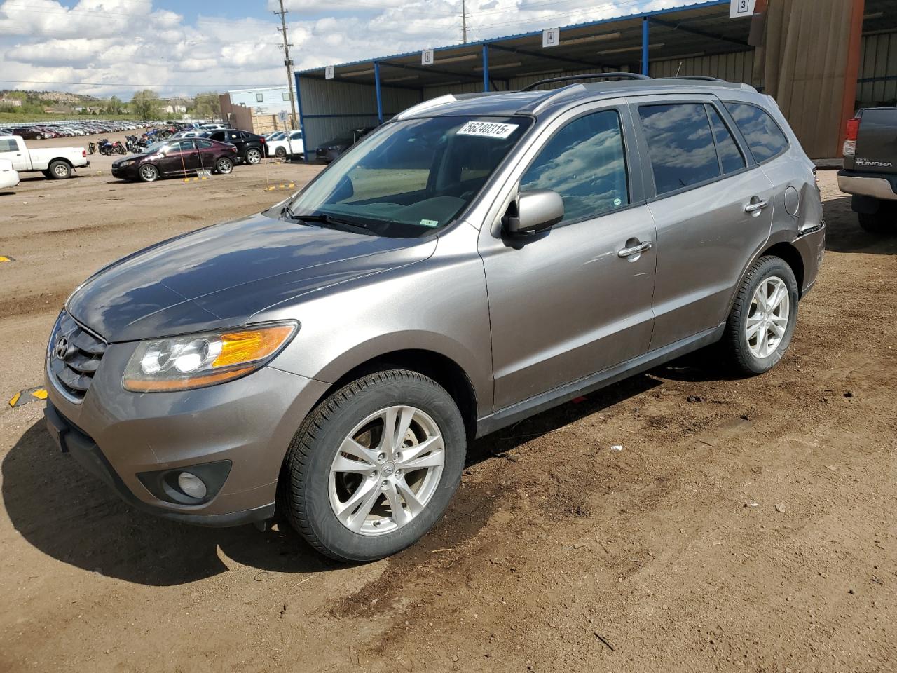 2011 Hyundai Santa Fe Limited за продажба в Colorado Springs, CO - Rear End