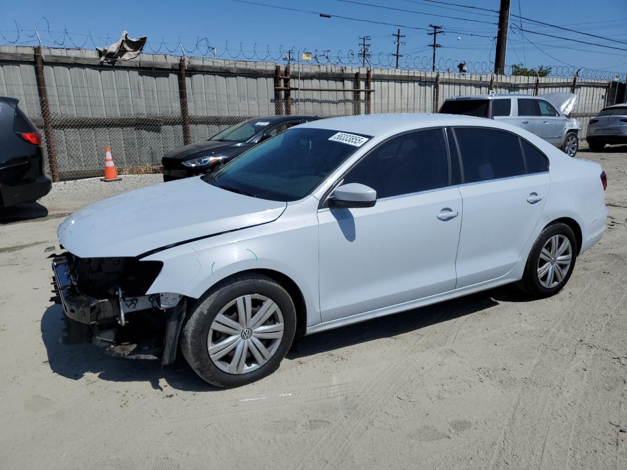 2017 Volkswagen Jetta S იყიდება Los Angeles-ში, CA - Front End