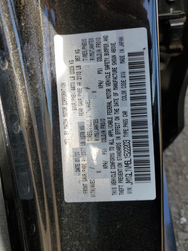 2020 Mazda 6 Touring VIN: JM1GL1VM6L1522203 Lot: 56085125
