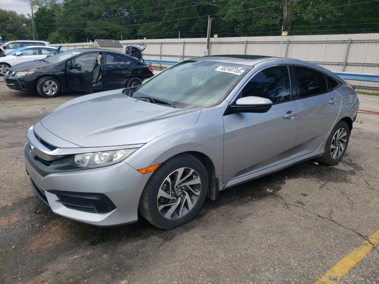 2016 Honda Civic Ex na sprzedaż w Eight Mile, AL - Rear End