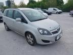 2013 VAUXHALL ZAFIRA EXC for sale at Copart ST HELENS