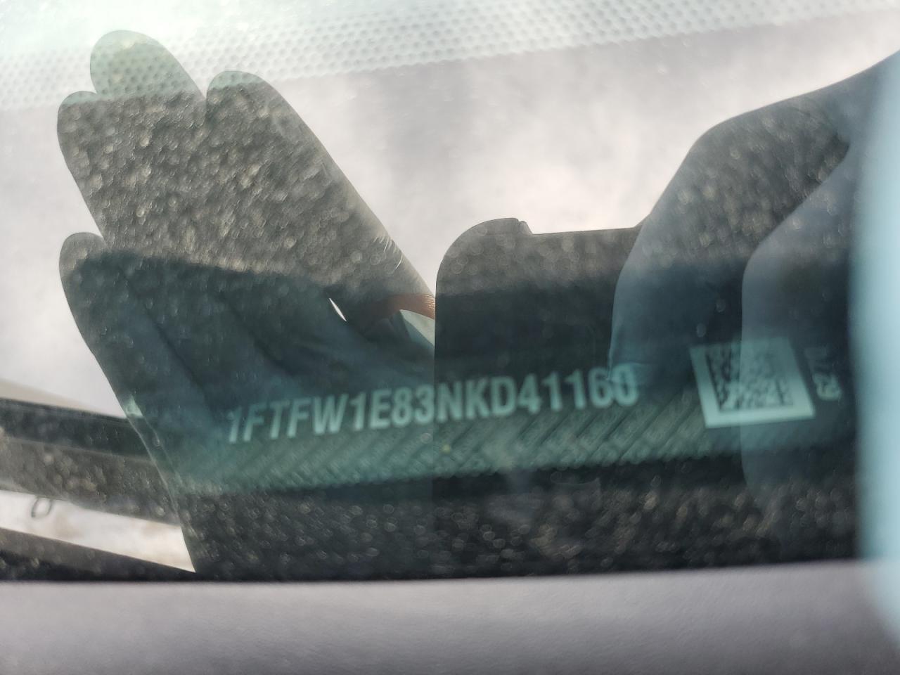 2022 Ford F150 Supercrew VIN: 1FTFW1E83NKD41160 Lot: 56684405