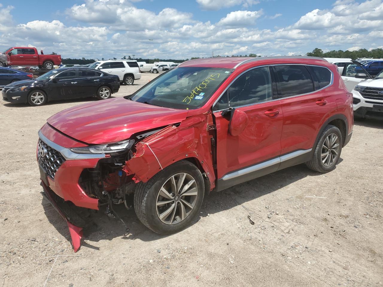 2020 Hyundai Santa Fe Sel продається в Houston, TX - Front End