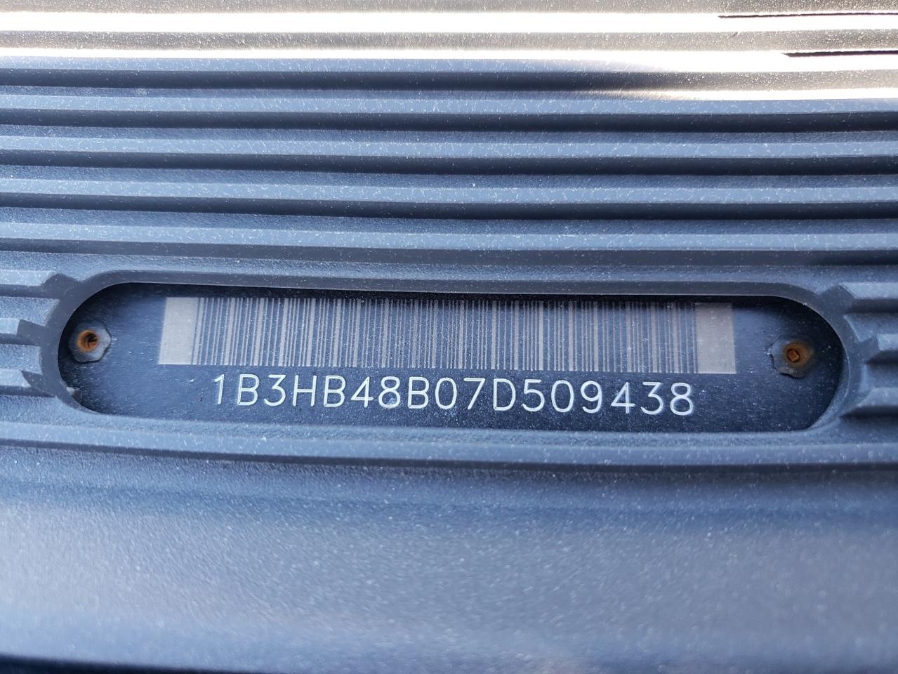 2007 Dodge Caliber Sxt VIN: 1B3HB48B07D509438 Lot: 55942465