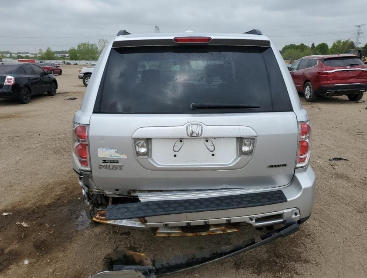 2006 Honda Pilot Ex VIN: 2HKYF18636H556752 Lot: 56744695