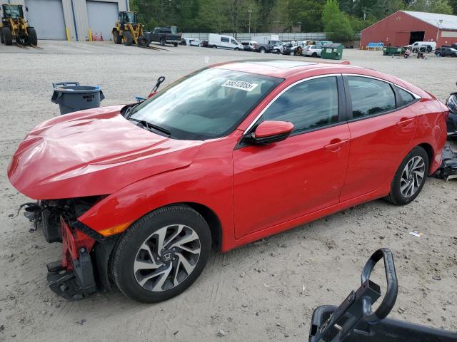  HONDA CIVIC 2018 Czerwony